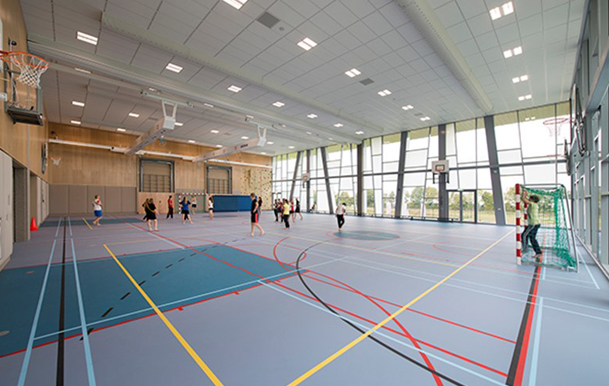 Sports hall fixtures