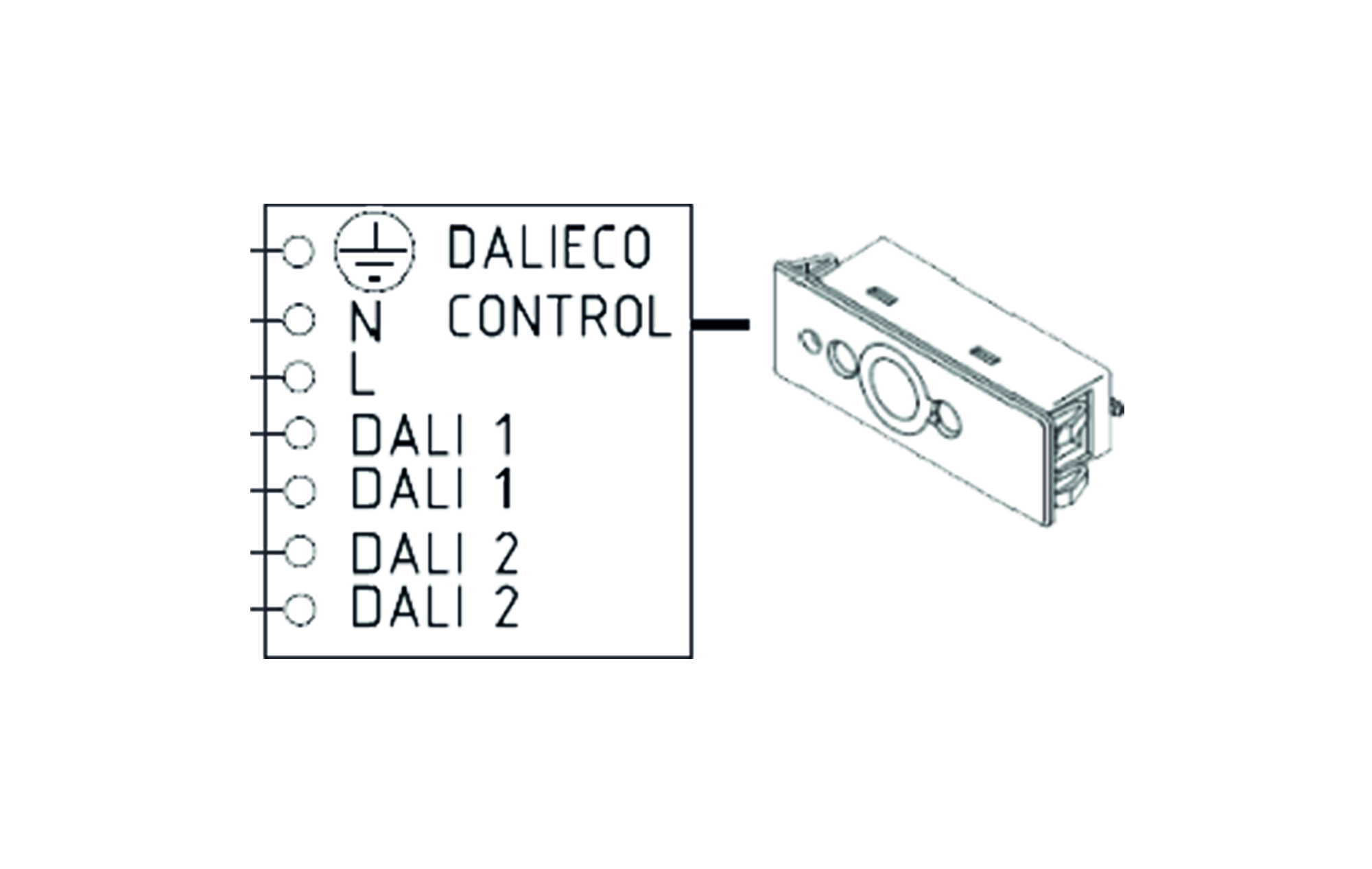 8717696171090 TM-SM6 Sensor modul max 6m Master incl Osram DALIeco control